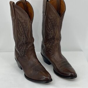 Nocona Dark Brown Western Boots MENS SIZE 8